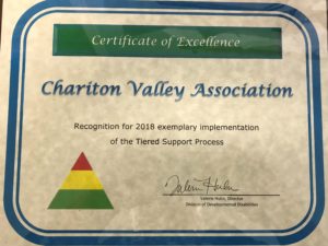 Tiered Support 2018 Award